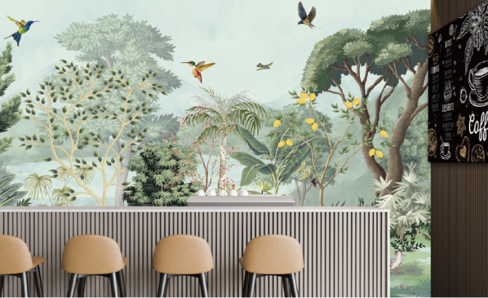 Retail Interior Décor (Wallpapers)