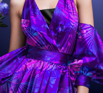 Apparel Designs Featuring Rich Shades of Violet