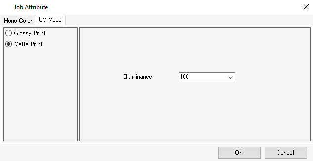 Setting screen for clear case