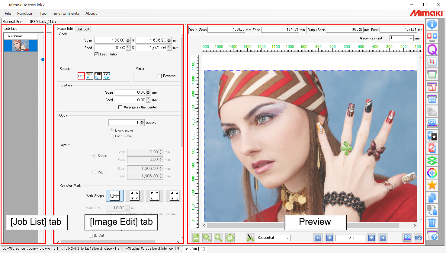 General Print screen