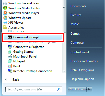 Image showing the Start menu